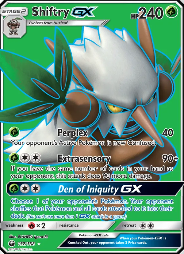 152 Shiftry GX – Celestial Storm