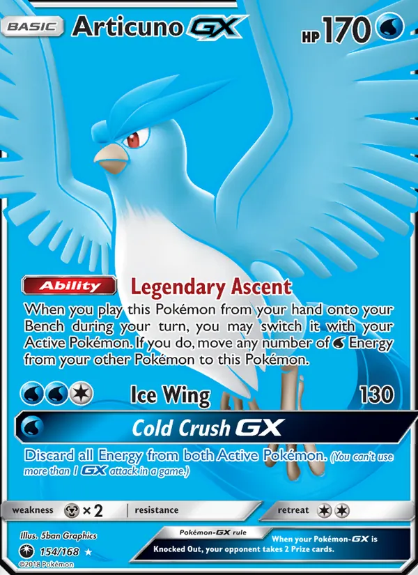 154 Articuno GX – Celestial Storm