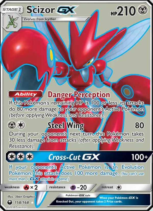 158 Scizor GX – Celestial Storm