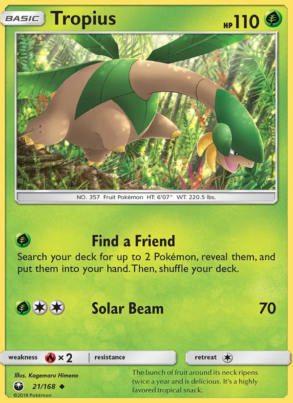 21 Tropius – Celestial Storm