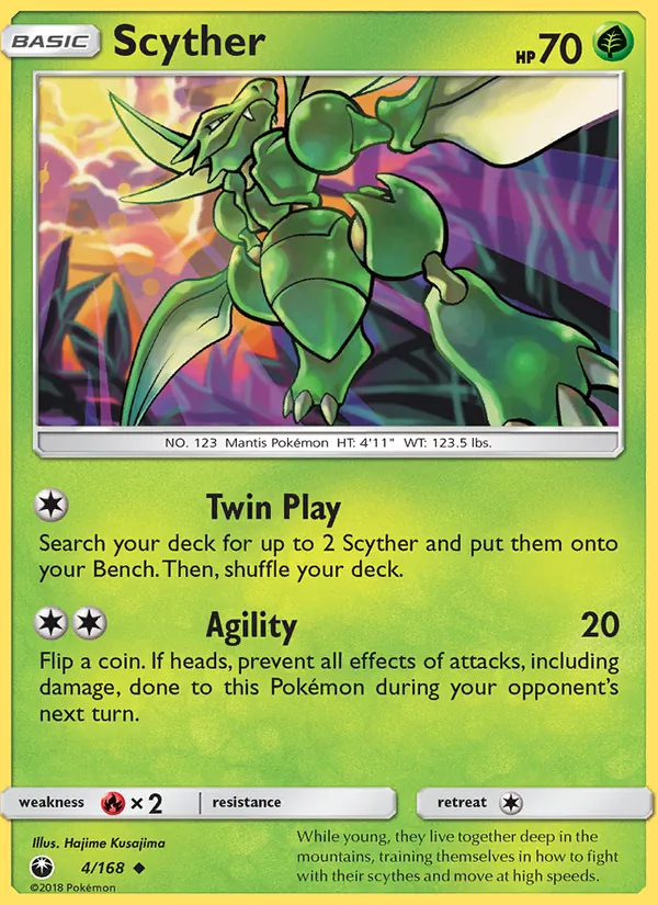 4 Scyther – Celestial Storm