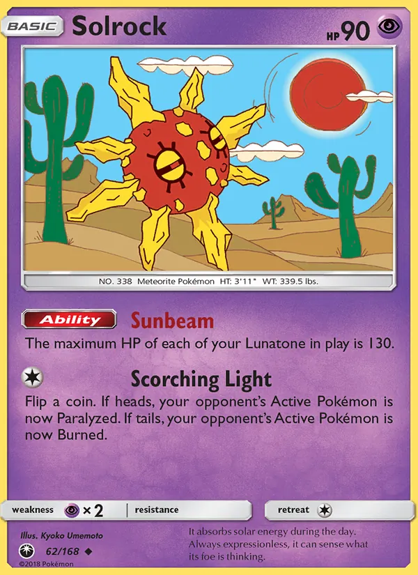 62 Solrock – Celestial Storm