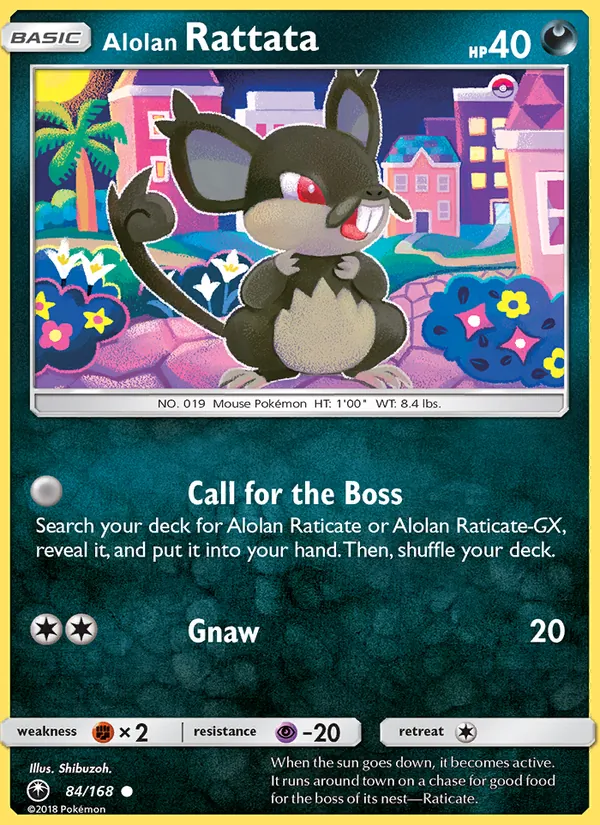 84 Alolan Rattata – Celestial Storm