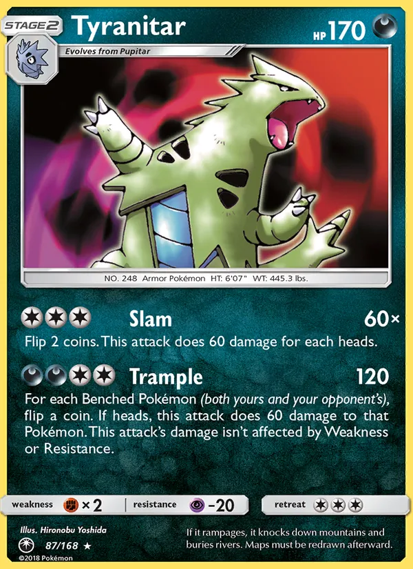 87 Tyranitar – Celestial Storm