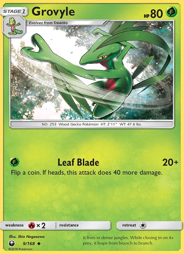 9 Grovyle – Celestial Storm