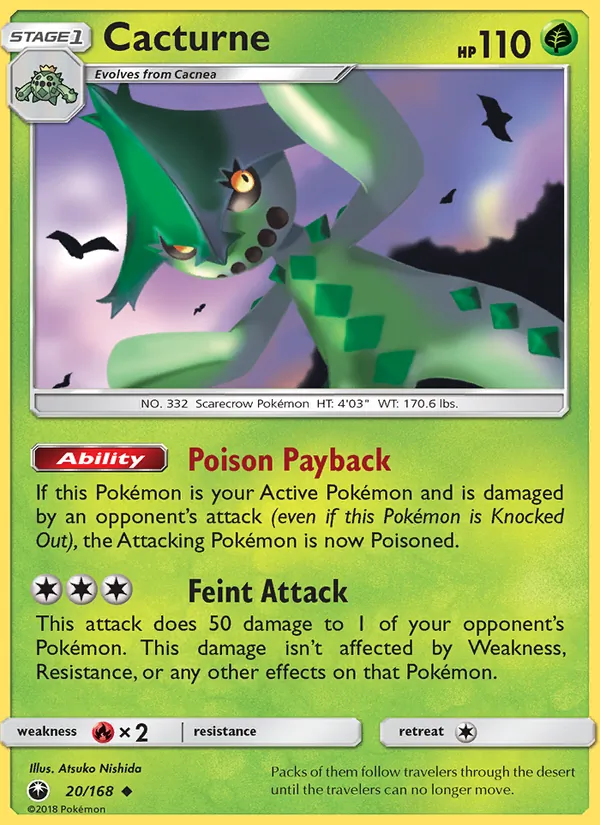 20-RH Cacturne – Celestial Storm