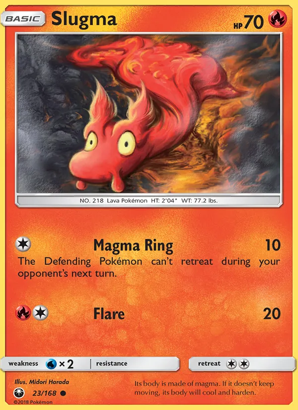 23-RH Slugma – Celestial Storm