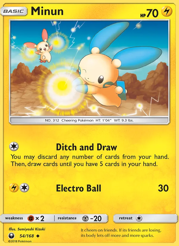 54-RH Minun – Celestial Storm
