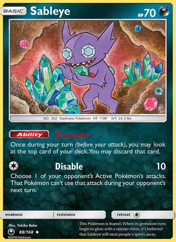 88-RH Sableye – Celestial Storm