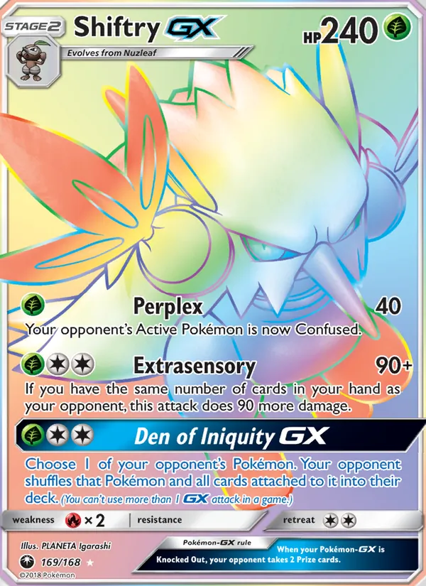169 Shiftry GX – Celestial Storm