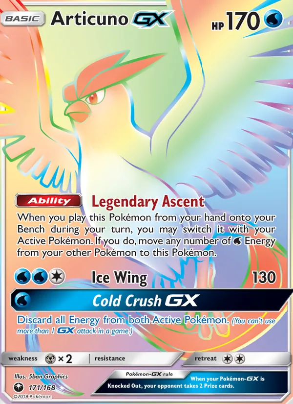 171 Articuno GX – Celestial Storm