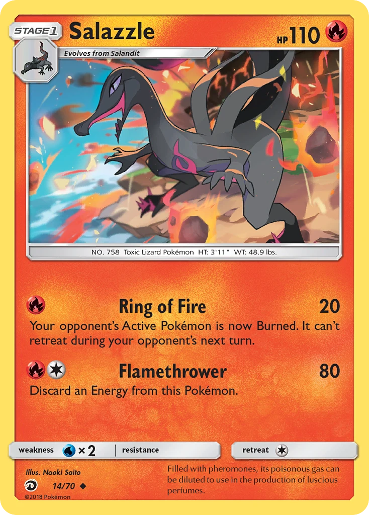 14 Salazzle – Dragon Majesty