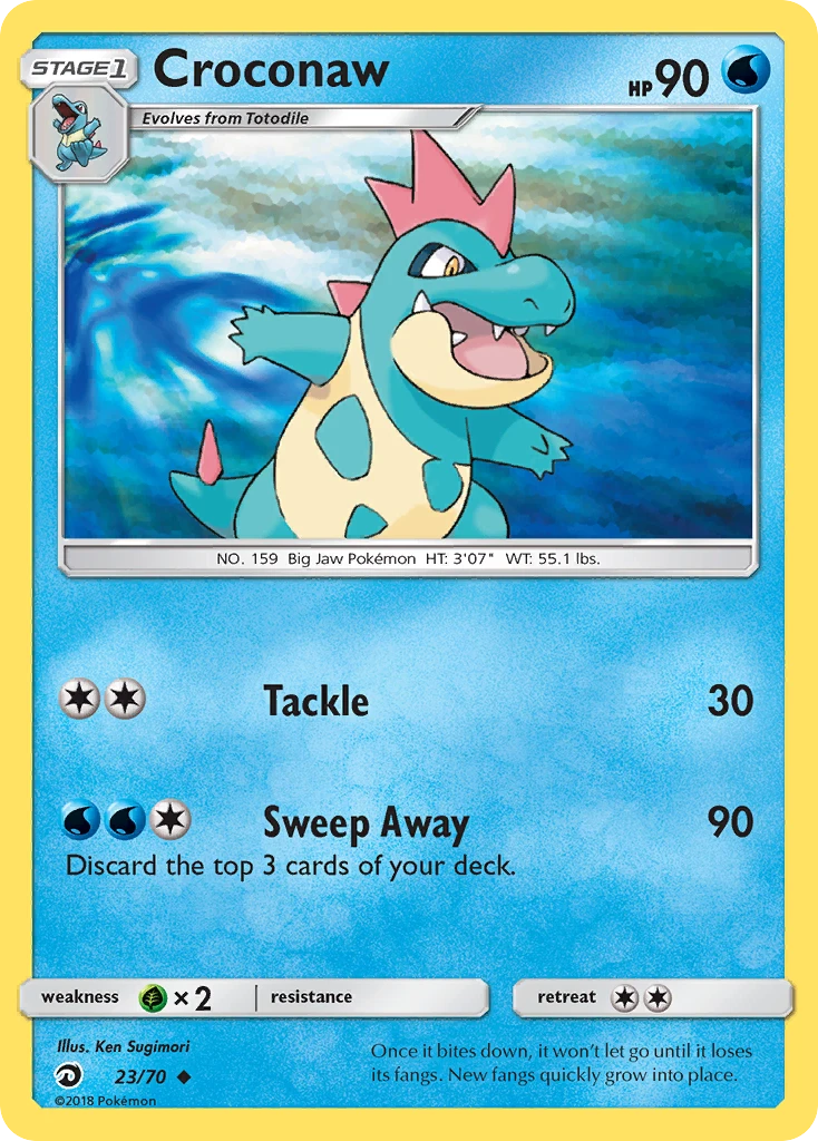 23 Croconaw – Dragon Majesty