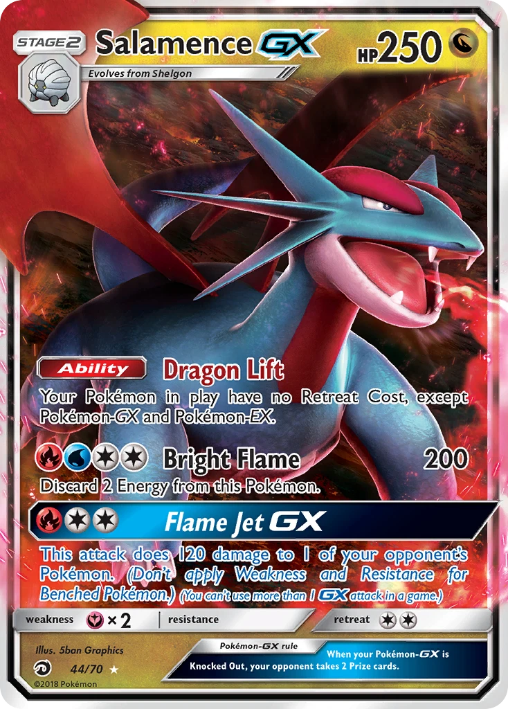 44 Salamence GX – Dragon Majesty