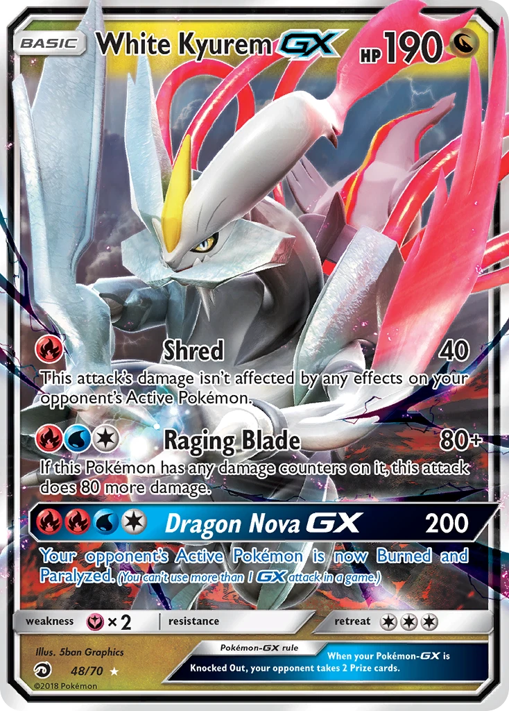 48 White Kyurem GX – Dragon Majesty