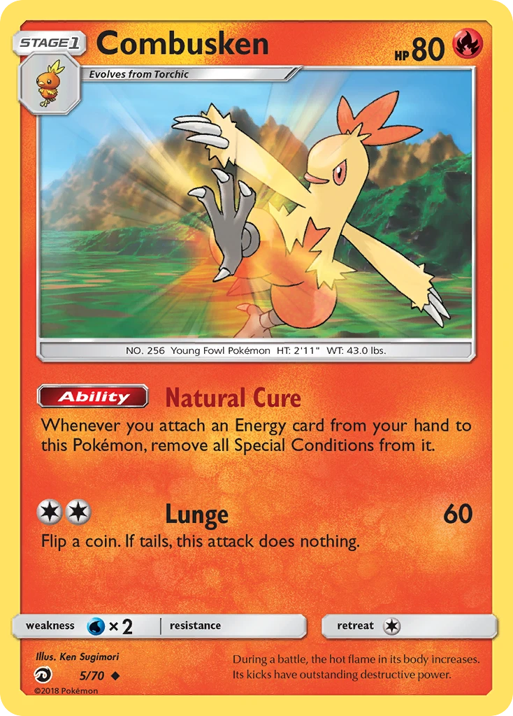 5 Combusken – Dragon Majesty