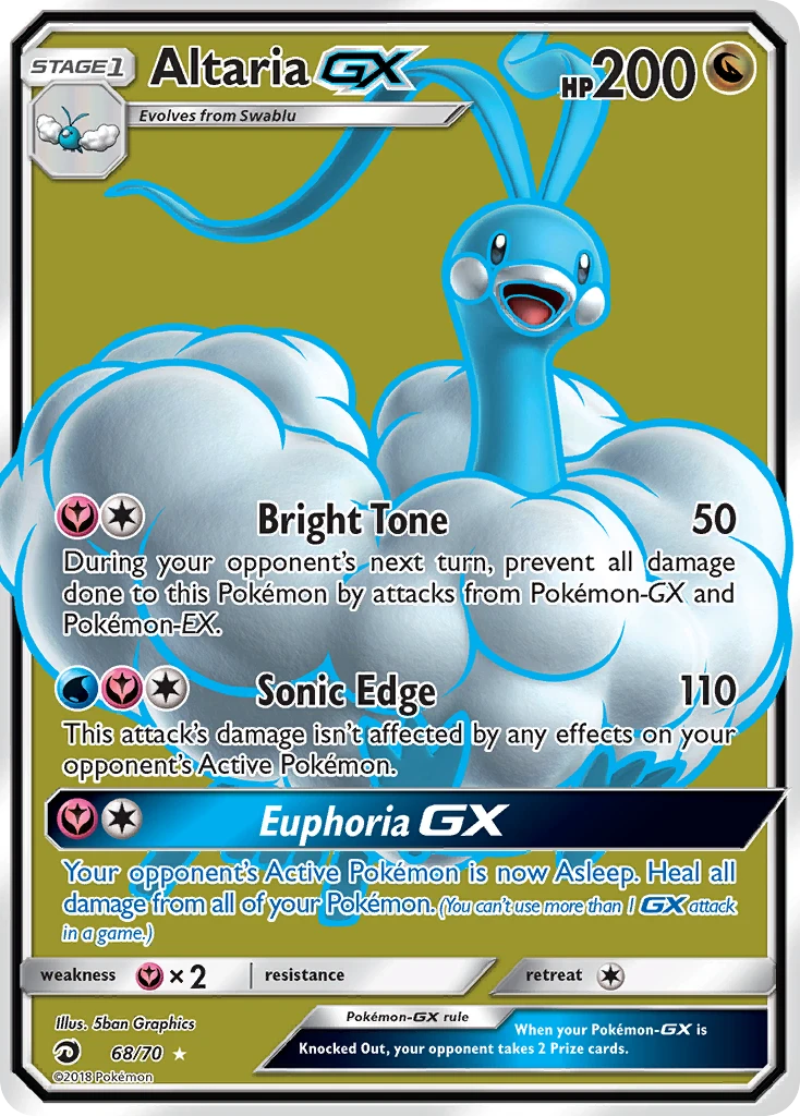 68 Altaria GX – Dragon Majesty
