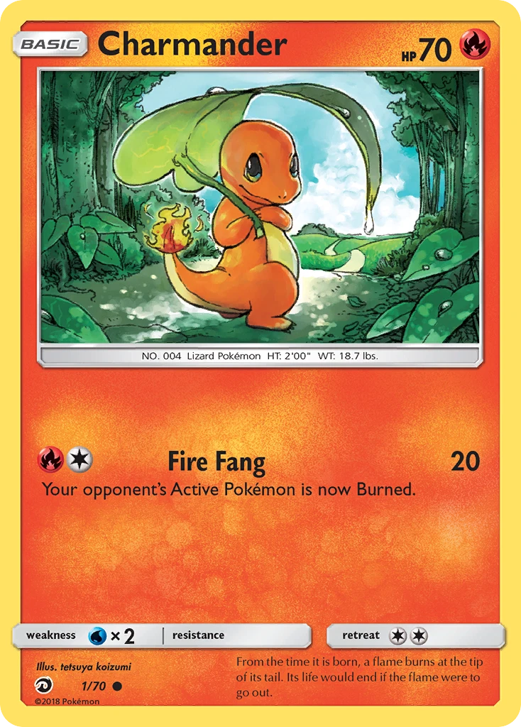 1-RH Charmander – Dragon Majesty