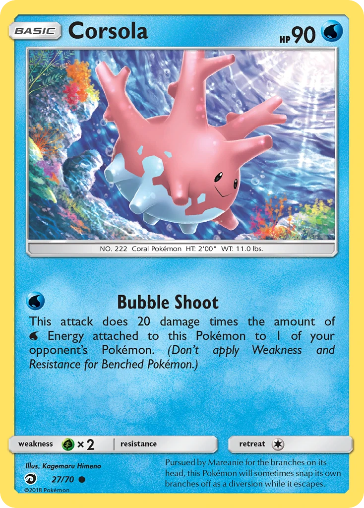 27-RH Corsola – Dragon Majesty