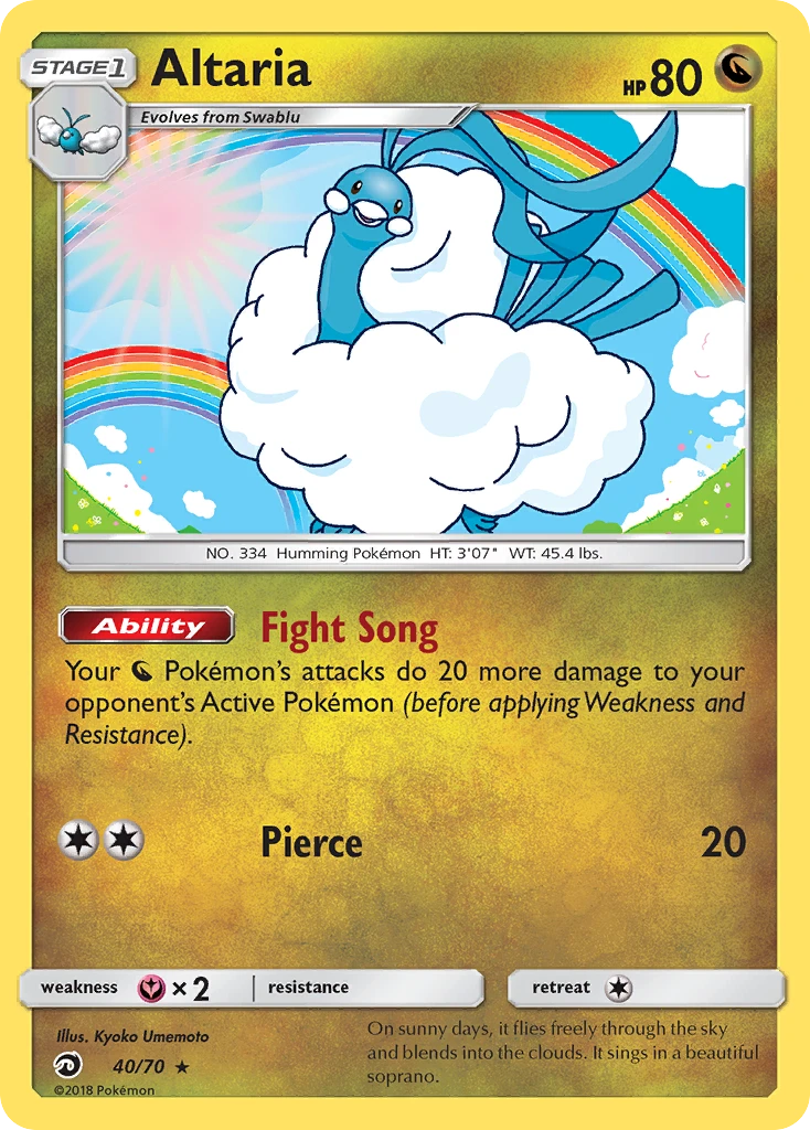 40-RH Altaria – Dragon Majesty
