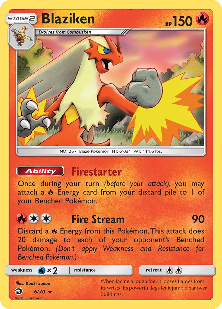 6-RH Blaziken – Dragon Majesty