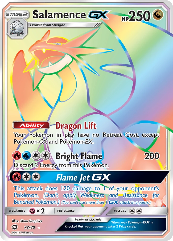 73 Salamence GX – Dragon Majesty