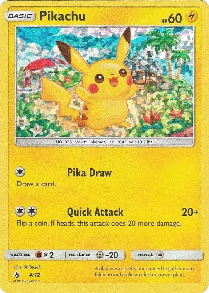 4 Pikachu – McDonald's Collection 2018