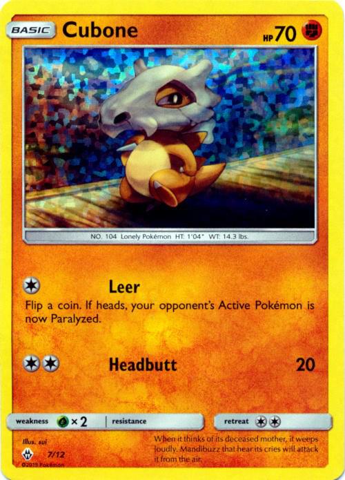 7 Cubone – McDonald's Collection 2018