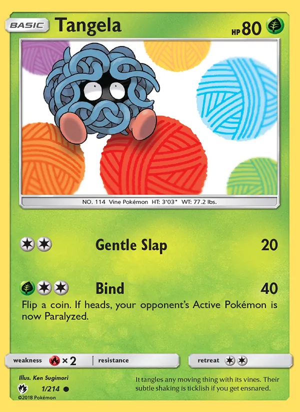 1 Tangela – Lost Thunder