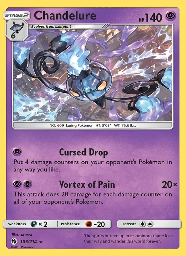 103 Chandelure – Lost Thunder