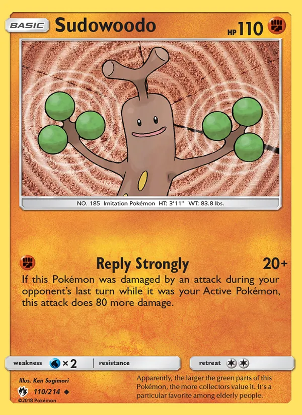 110 Sudowoodo – Lost Thunder