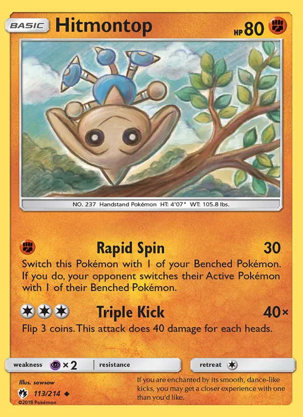 113 Hitmontop – Lost Thunder