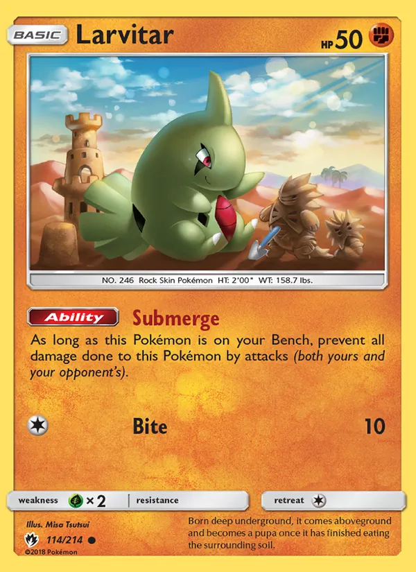 114 Larvitar – Lost Thunder