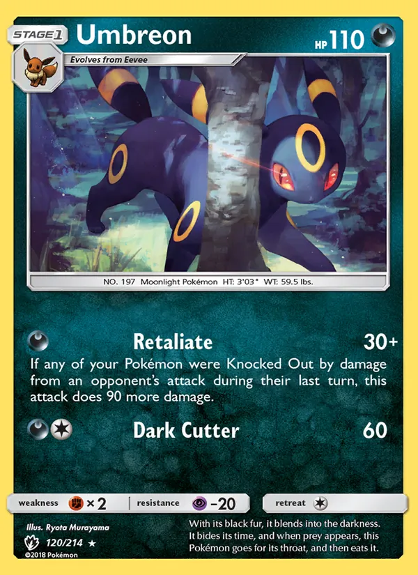 120 Umbreon – Lost Thunder