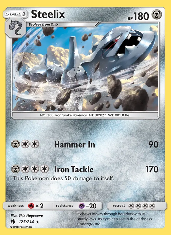 125 Steelix – Lost Thunder