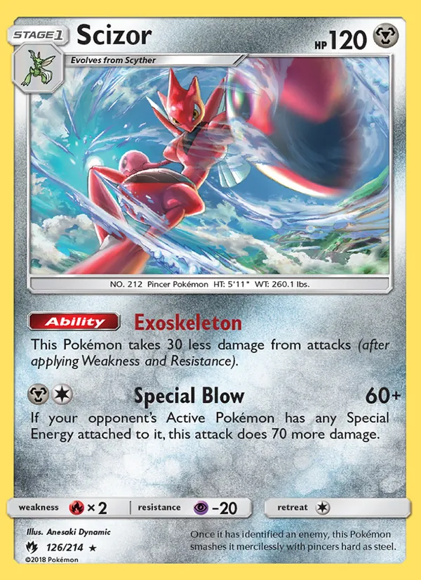 126 Scizor – Lost Thunder