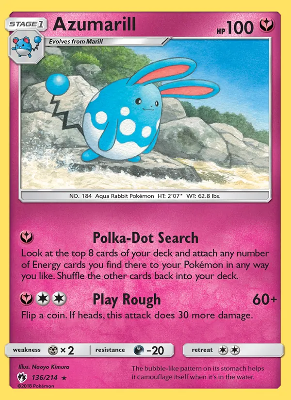 136 Azumarill – Lost Thunder