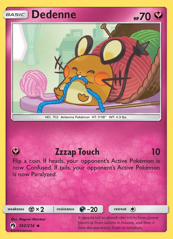 142 Dedenne – Lost Thunder
