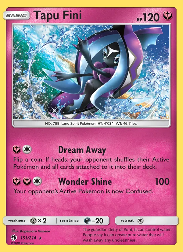 151 Tapu Fini – Lost Thunder