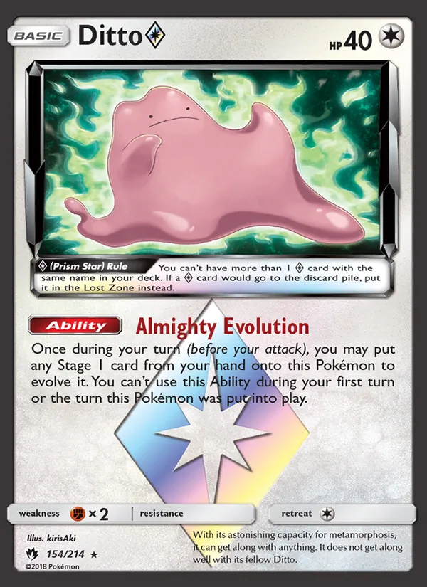154 Ditto ◇ – Lost Thunder