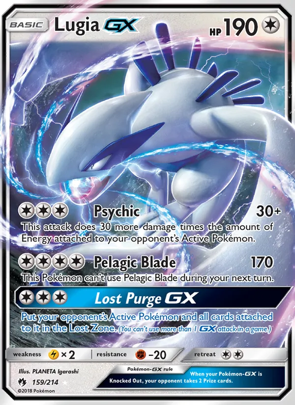159 Lugia GX – Lost Thunder