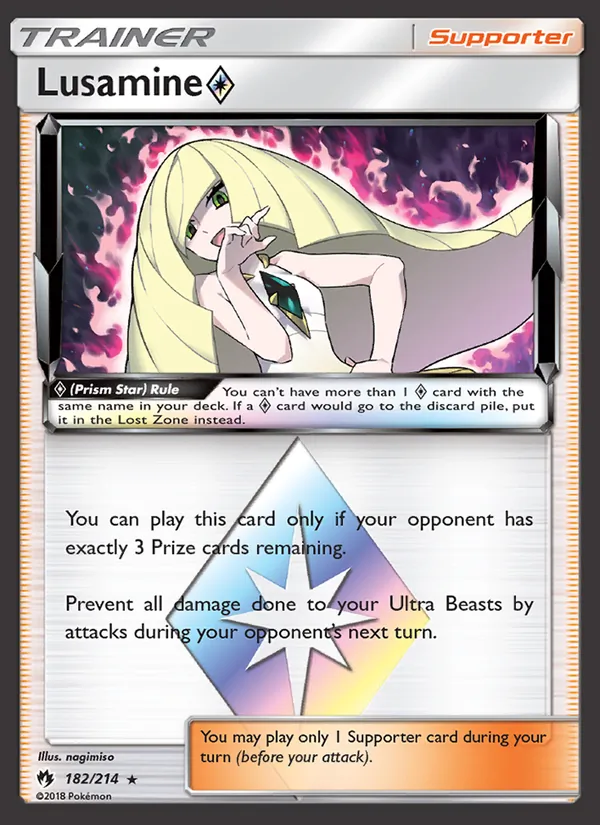 182 Lusamine ◇ – Lost Thunder