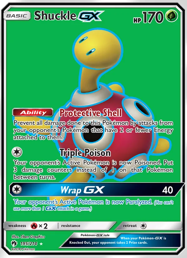 195 Shuckle GX – Lost Thunder