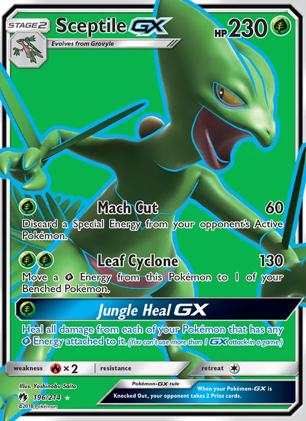 196 Sceptile GX – Lost Thunder