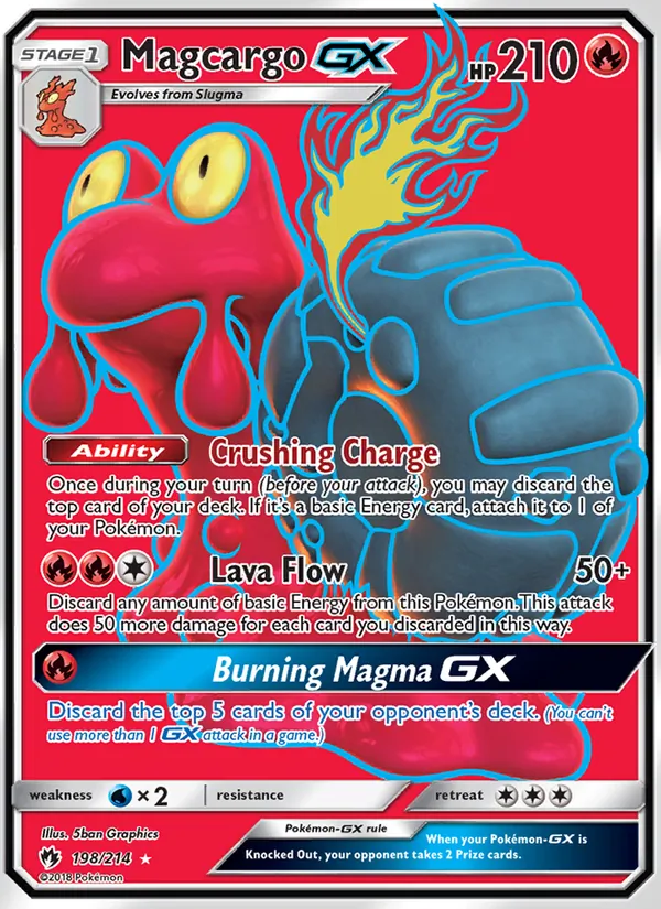 198 Magcargo GX – Lost Thunder