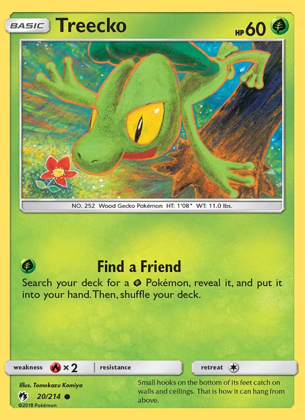 20 Treecko – Lost Thunder