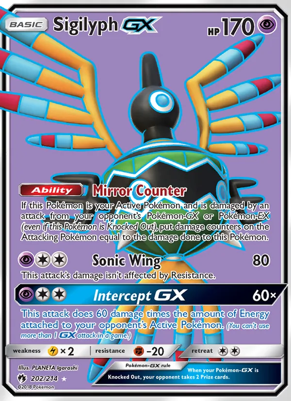 202 Sigilyph GX – Lost Thunder