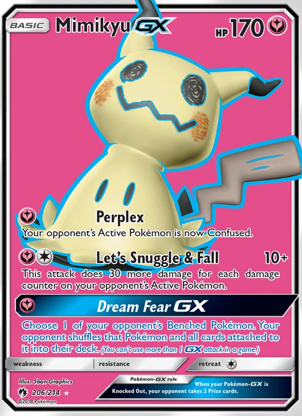 206 Mimikyu GX – Lost Thunder