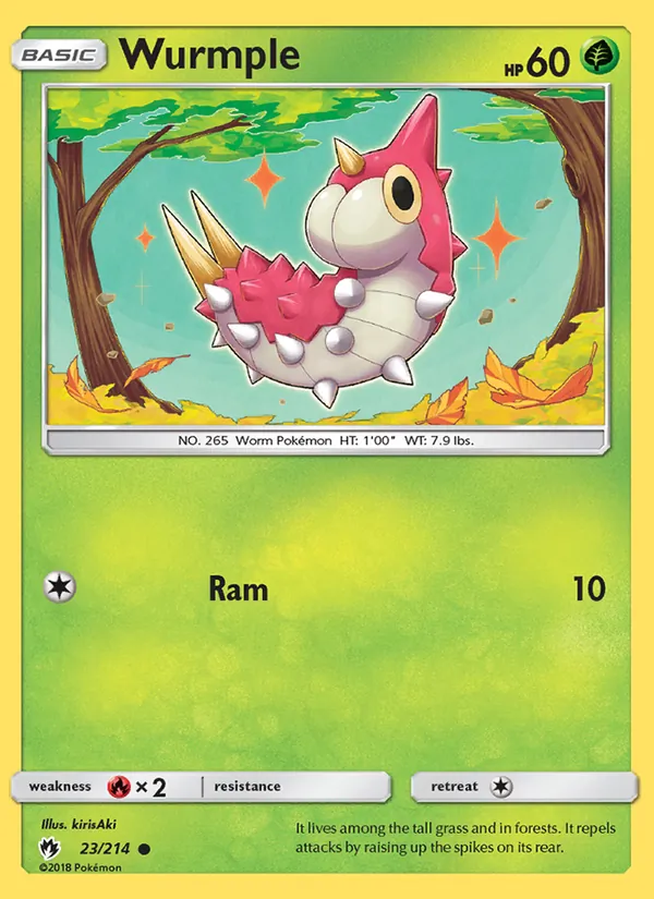 23 Wurmple – Lost Thunder
