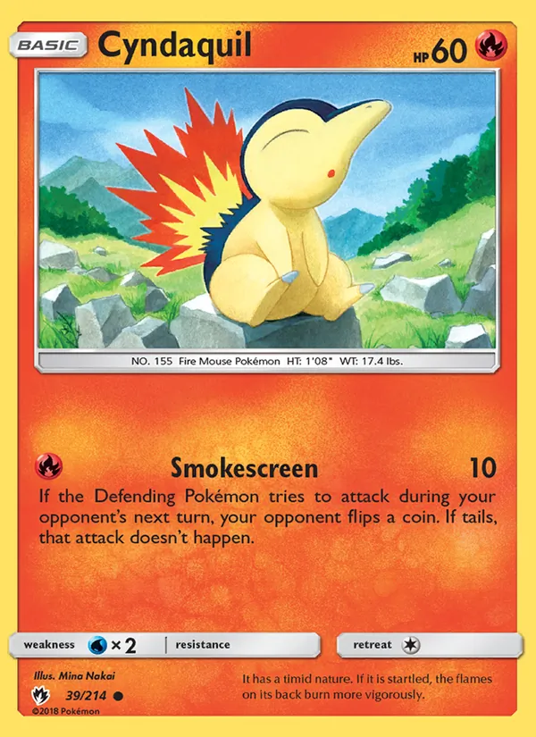 39 Cyndaquil – Lost Thunder